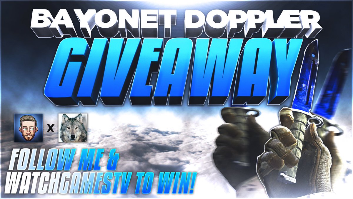 HirakazuO's tweet image. ★ Bayonet | Doppler★

TO ENTER YOU MUST:

-FOLLOW @hirakazuO &amp;amp; @WatchGamesTV 
-RT + LIKE
-TAG 2 FRIENDS

WINNER IN 5DAYS

#csgogiveaway