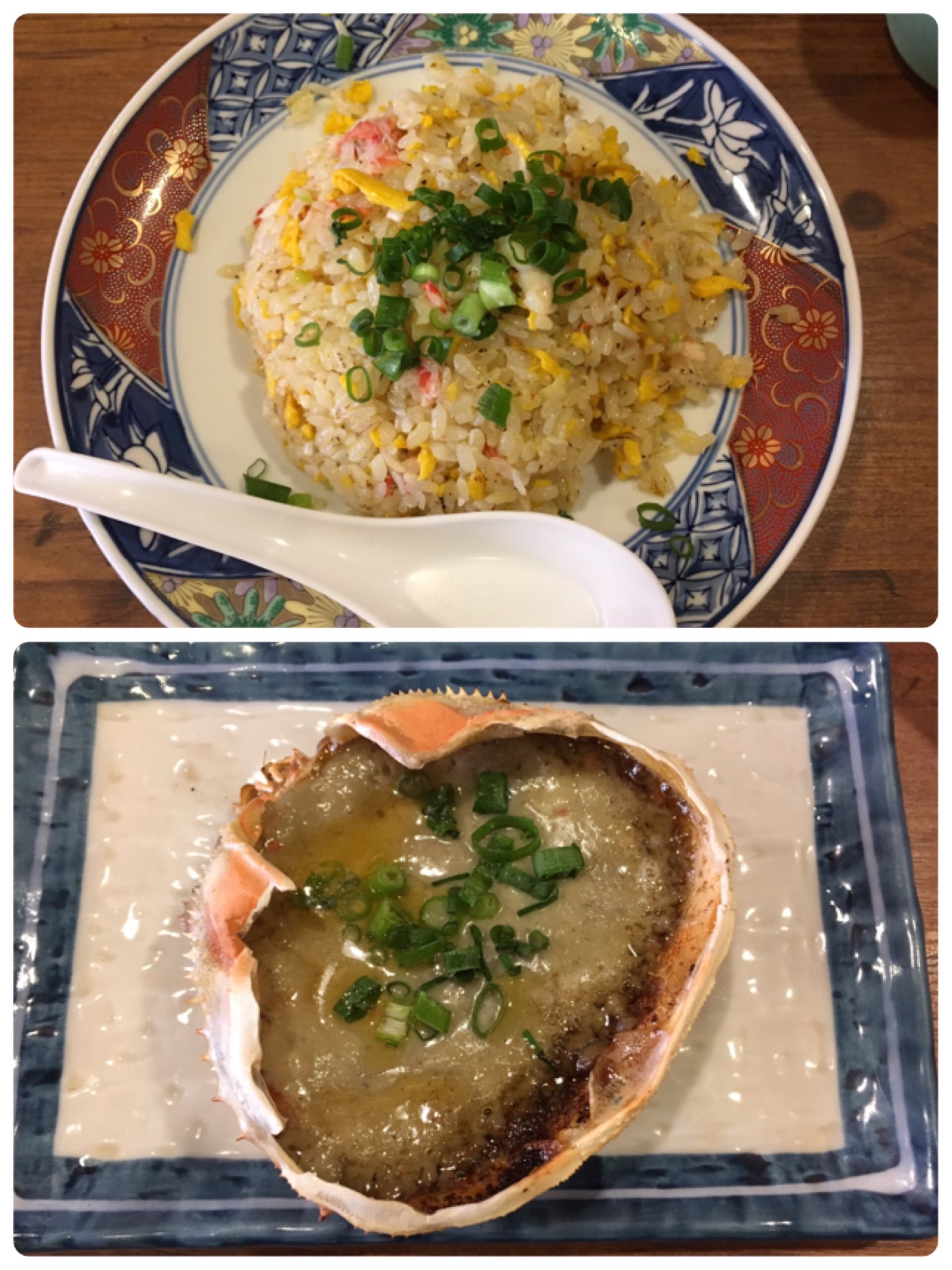 Twitter এ リリィ 今日のお昼 磯丸水産の蟹チャーハンと蟹味噌 蟹味噌甲羅焼き は もはや中毒と言えるくらいスグに食べたくなる T Co Pthebuowy2 ট ইট র
