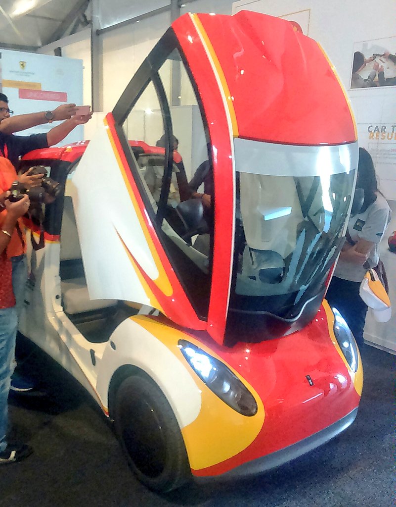 naveenarul's tweet photo. Shell showcases it's @Shell_ProjectM #ShellConceptCar at its future mobility event. @Shell @Shell_India @AutoTechReview1 https://t.co/QwENrcLgPd