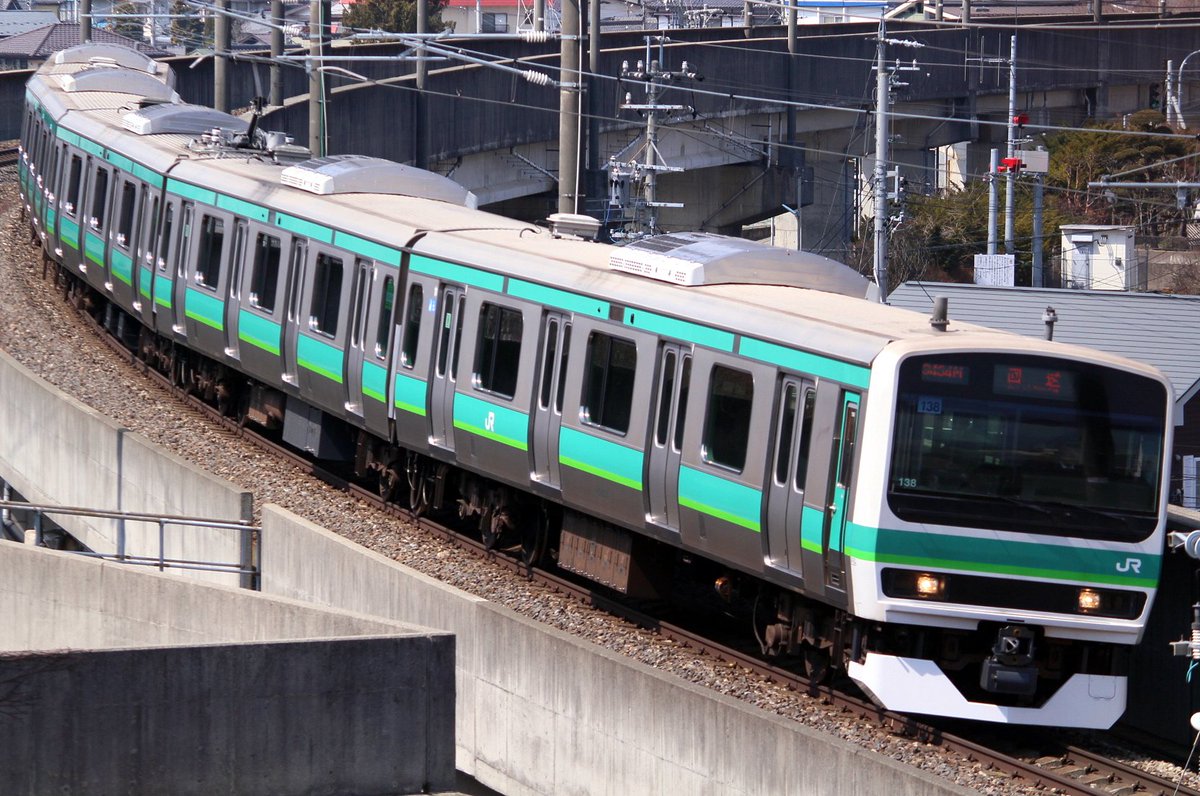 雄 物 川 A Twitter 3 30実施 回9434m E231系東マト138編成 Nn出場 雄 物 川 A Twitter 3 30実施 回9434m E231系東マト138編成 Nn出場