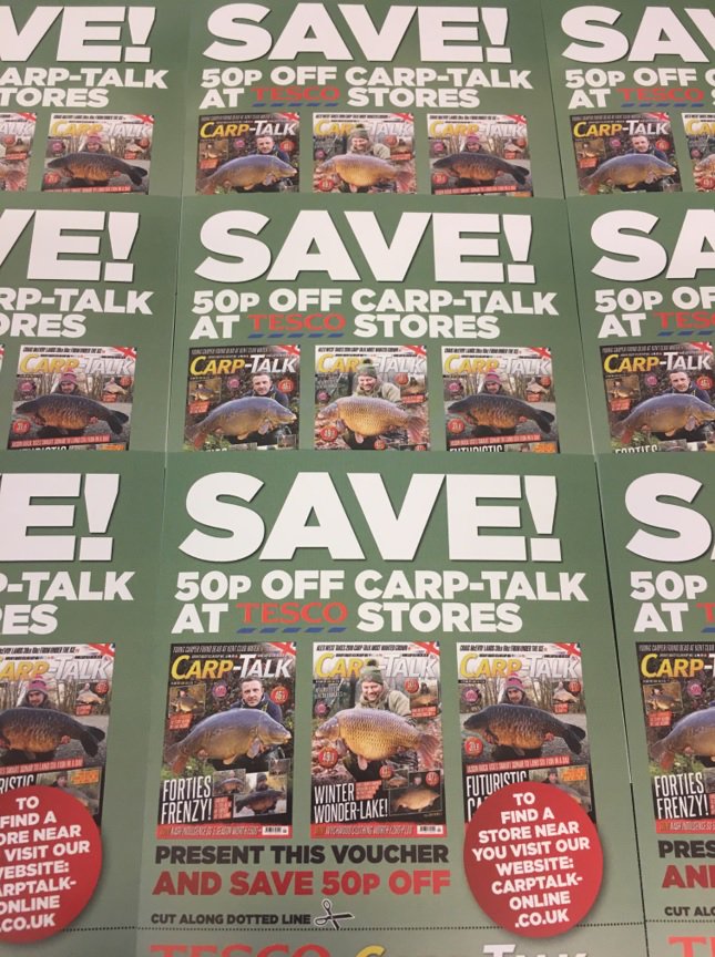 NAnglingShow's tweet photo. Make sure you get one of these vouchers at #NAS5 - @CarpTalkMag will have them on their stand and will be giving them out in various places. https://t.co/JKPDwf2U9D