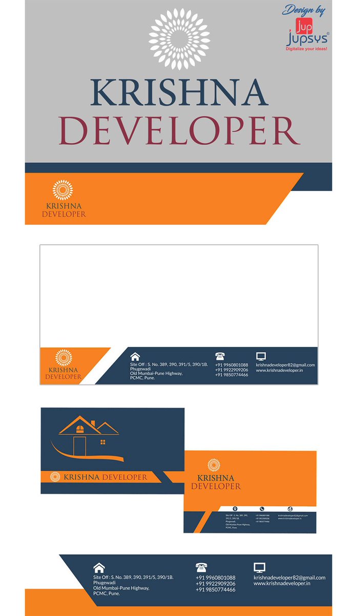 jupsysinfotech's tweet photo. Check this #logo #businesscard #letterhead and #postcard - Design by #jupsysinfotech.Mr. Chhabhaiya Deepak : +91-735998100 #krishnadeveloper https://t.co/Gk8ucUqfO8