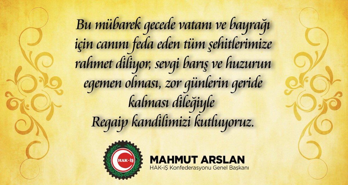 Genel Başkanımız Mahmut Arslan