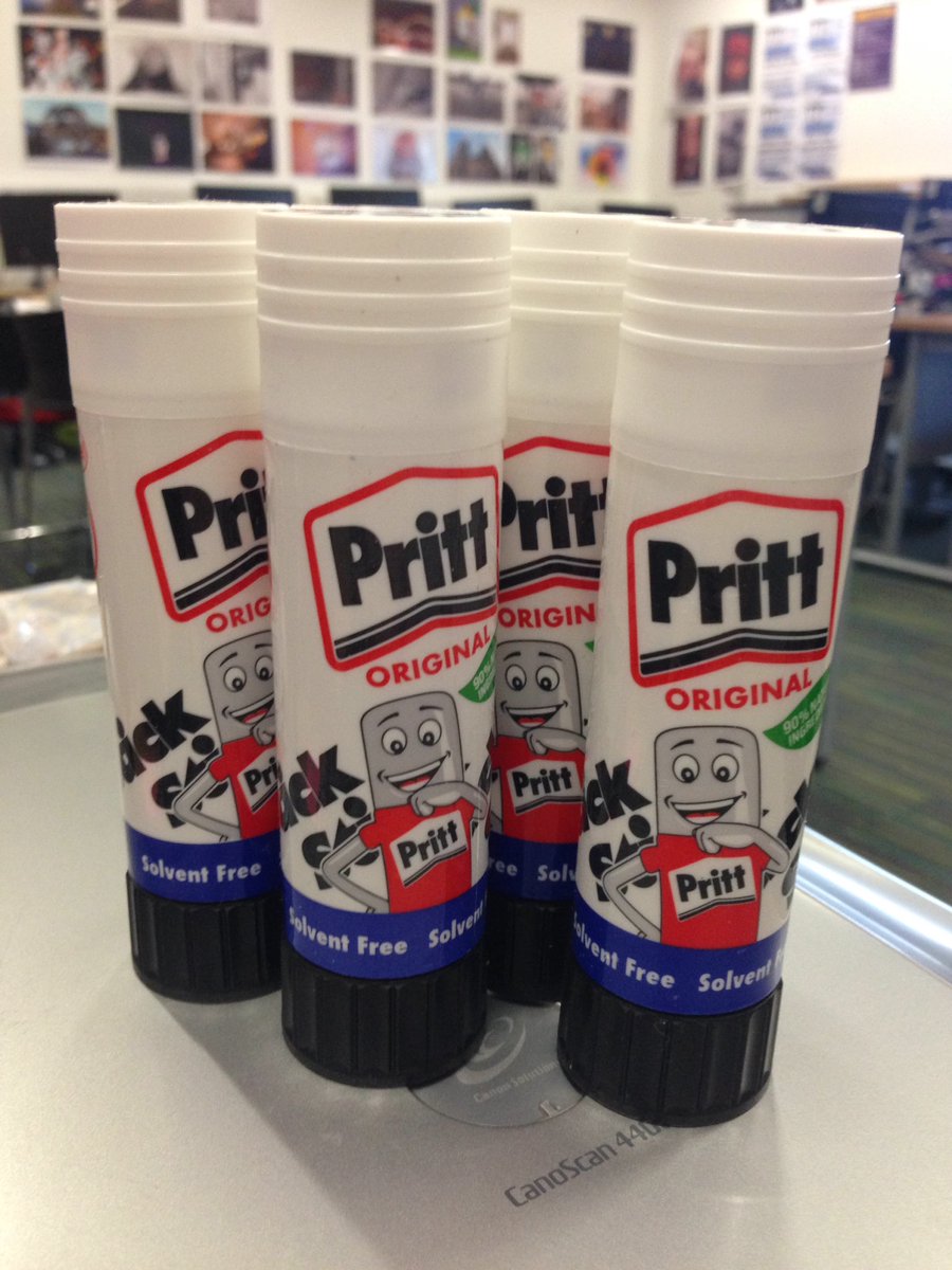 MC6Photo's tweet photo. Good news guys! The Pritt Stick crisis is over!!! https://t.co/z6BfweKnxW