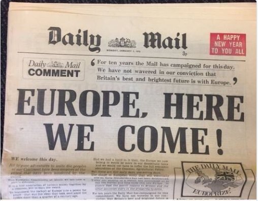 Oh history, how you teach us to be humble...