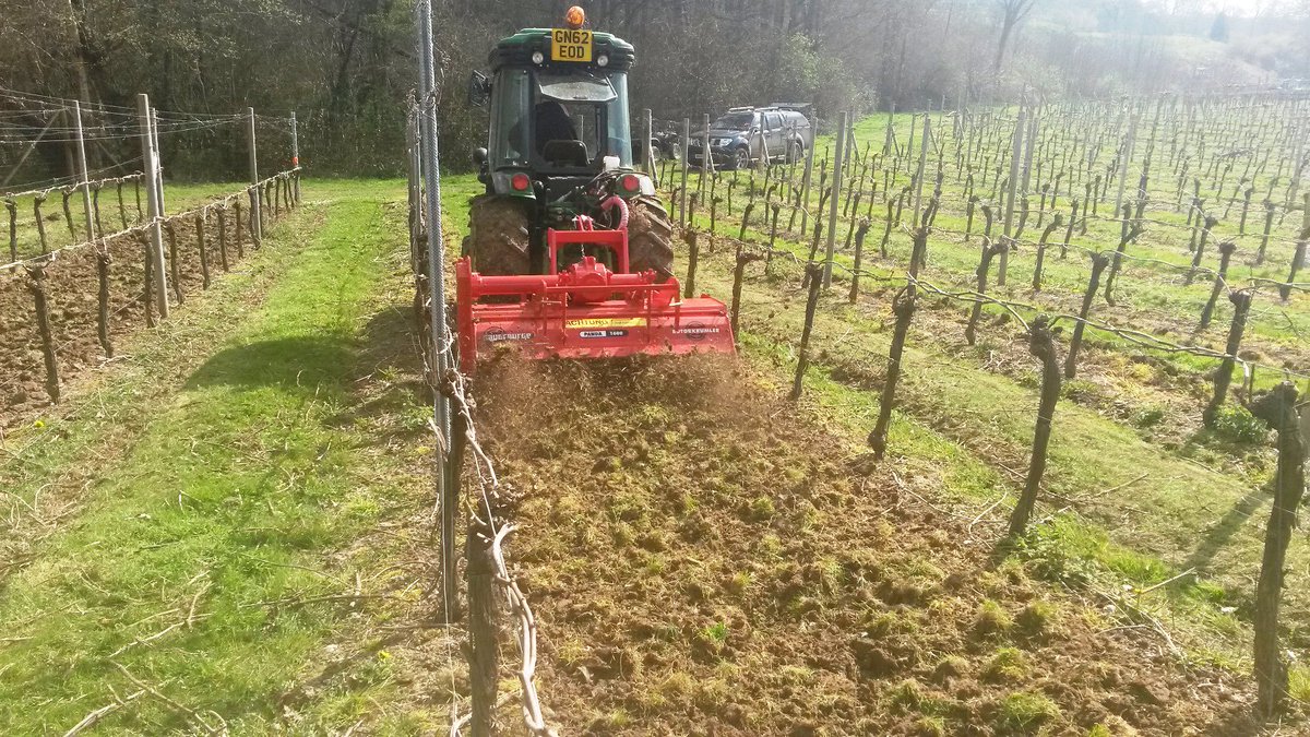 Vitifruit's tweet photo. Our new heavy duty rotavator out on hire https://t.co/0XTYl4Iqww