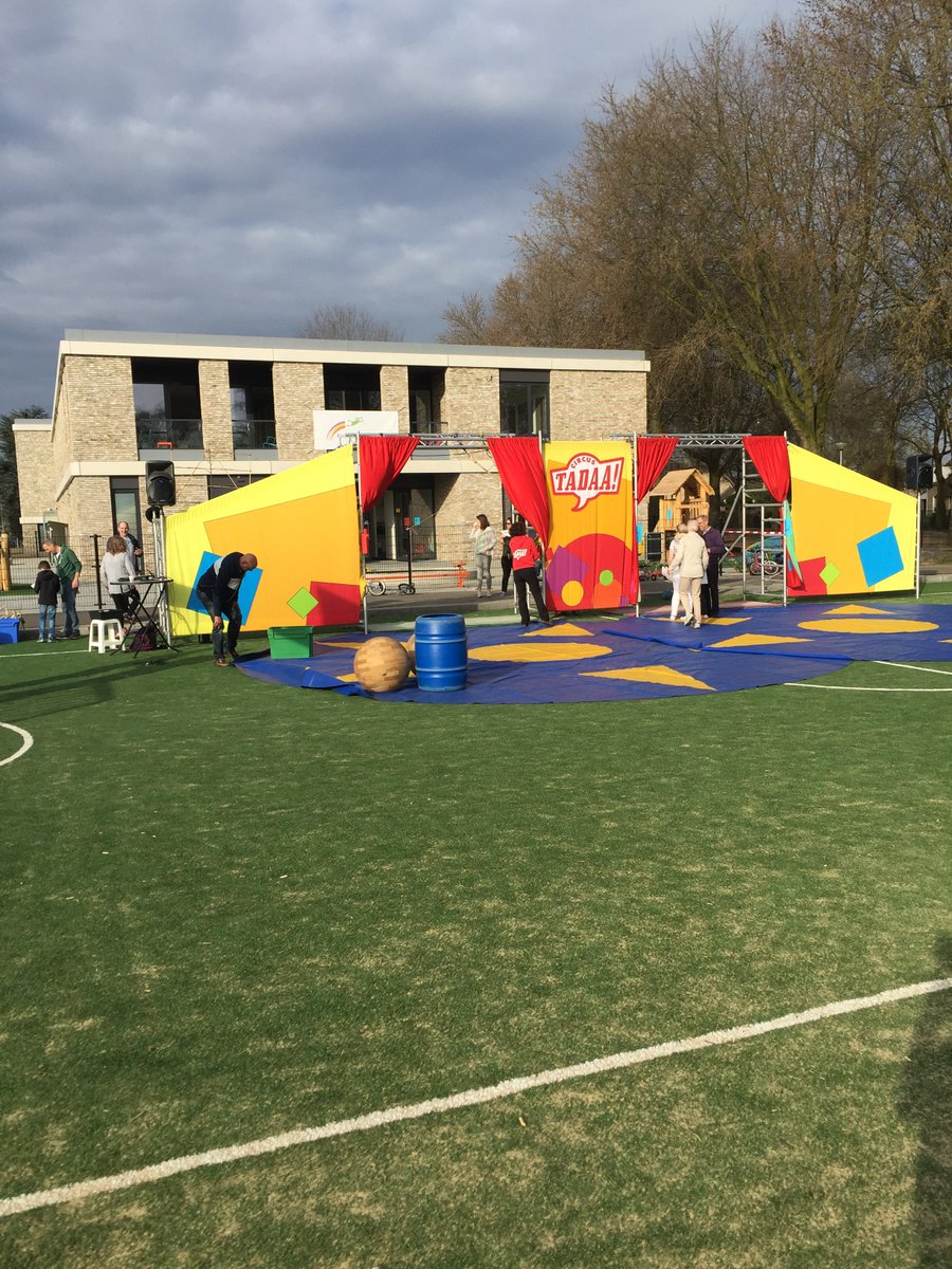 Voorbereidingen in volle gang! Officiële opening nieuwe kindcentrum voor de kids! #circustadaa