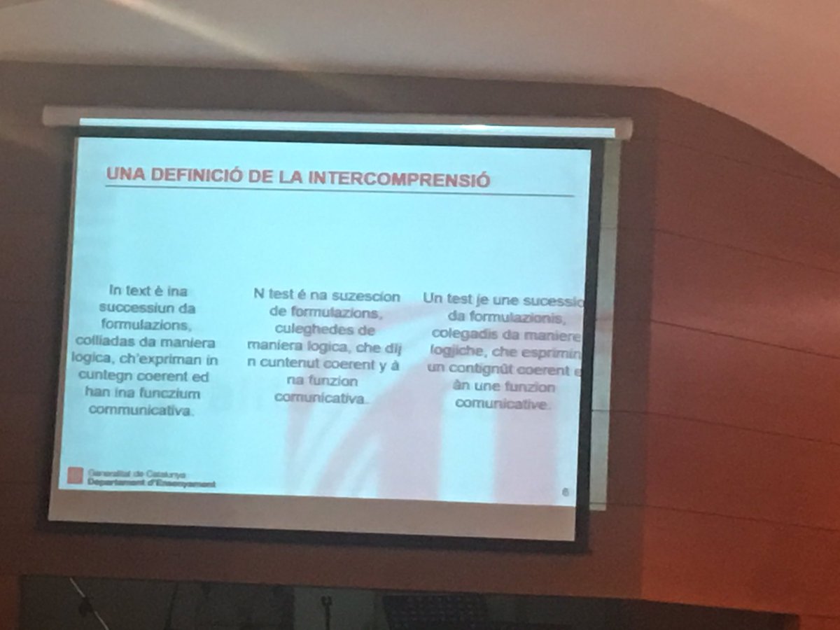 Espai_Tres's tweet photo. @intercomprensio Avui participant a la jornada sobre intercomprensii de les llengües https://t.co/vPceERPPaW