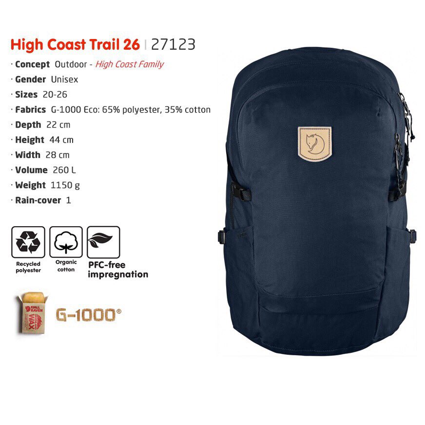 フェールラーベンHigh Coast Trail 26 ハイコーストトレイル26 先着 ...