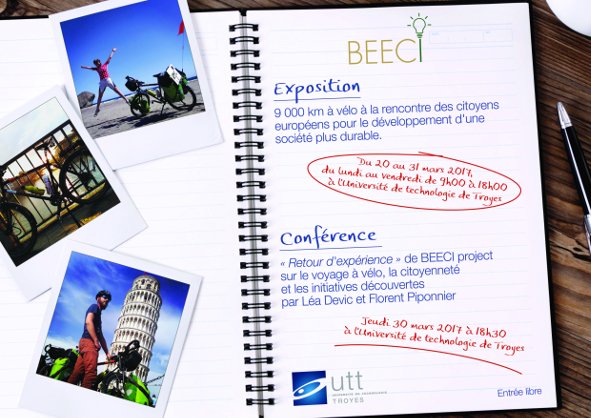 UTTroyes's tweet photo. #SaveTheDate #IdéeSortie Conférence @beeci_project #Initiative #Citoyenneté aujourd'hui à 18h30 dans l'amphi N101 https://t.co/1zwWu0HRNo