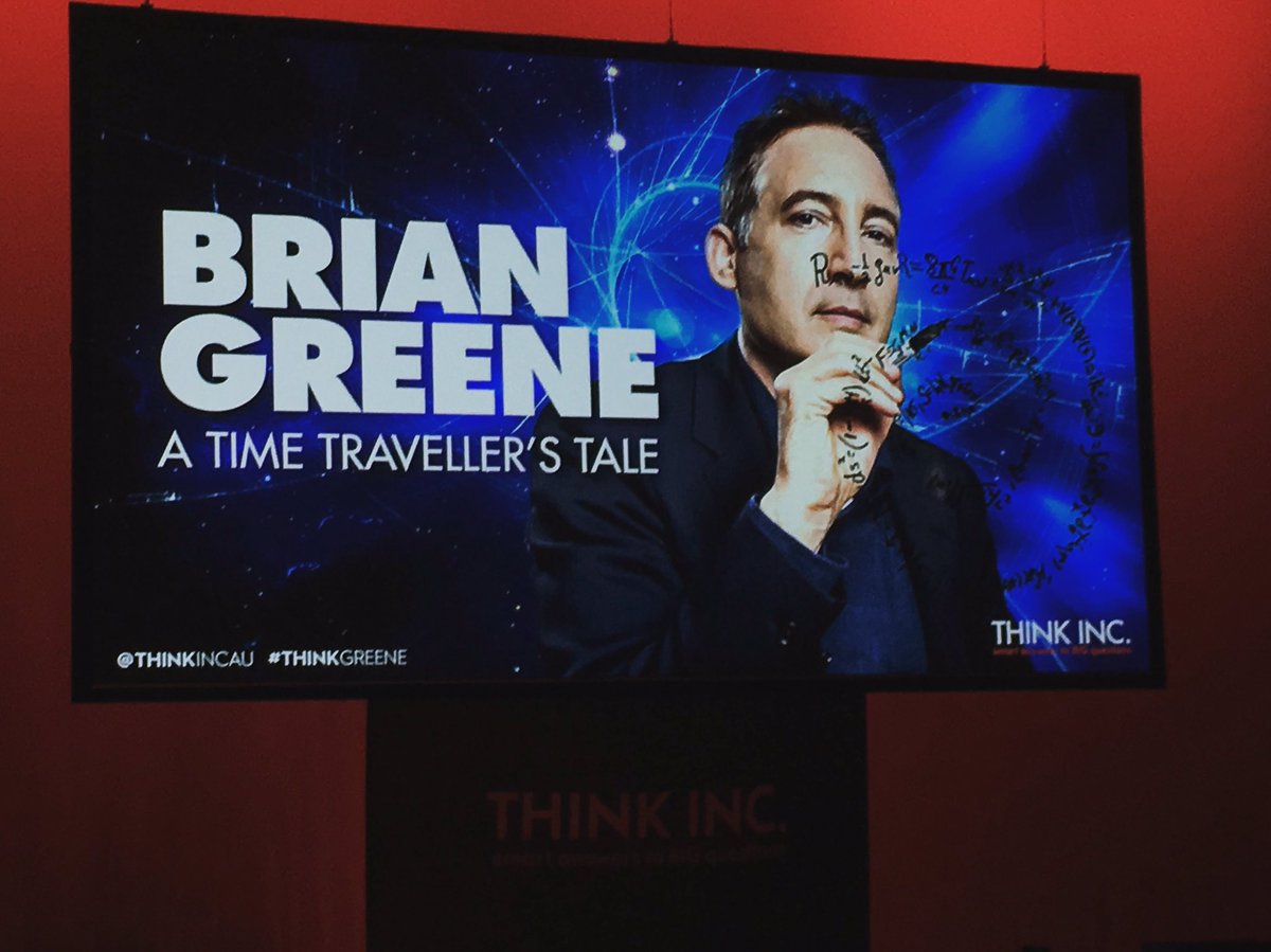 Hicko83's tweet photo. Super pumped to see @bgreene tonight! @thinkincAU #thinkgreene #nerdalert #sciencenerd https://t.co/V96uM0OcEQ