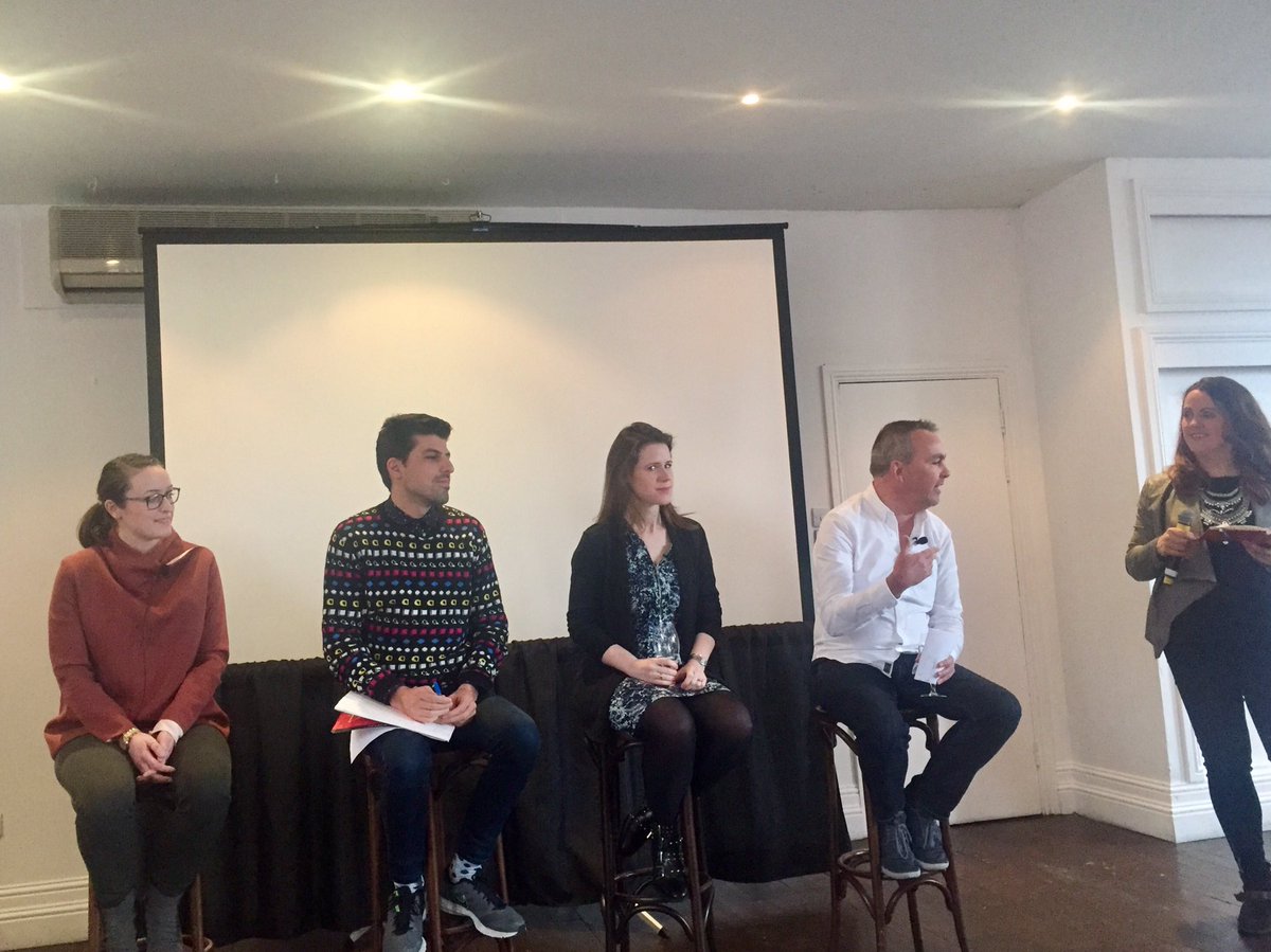 Droga5Dublin's tweet photo. Our panel ready for questions! #WTFisprogrammatic? https://t.co/Io3wvw9px7