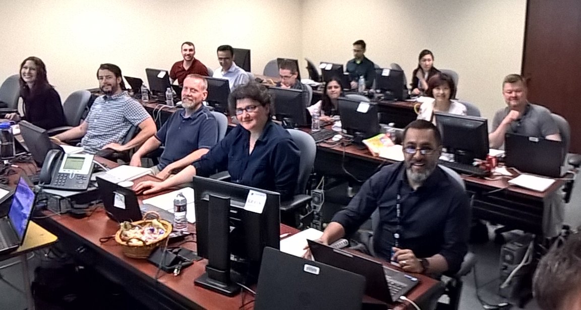 OCGTraining's tweet photo. Wow! A packed #classroom in LA for this week's #AzureAD training course . https://t.co/YnNSFOg33V #ADConnect #AzureADPremium https://t.co/aPa4NEc0Kq