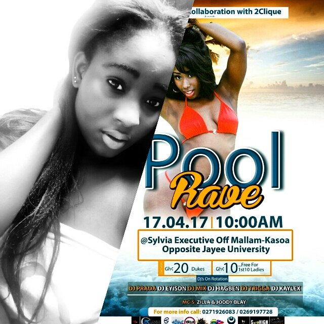 AbrantierGh's tweet photo. Be at #PoolRave
17th April
Easter monday
Hallah 4info 0271926083 https://t.co/5aO4uYHptb