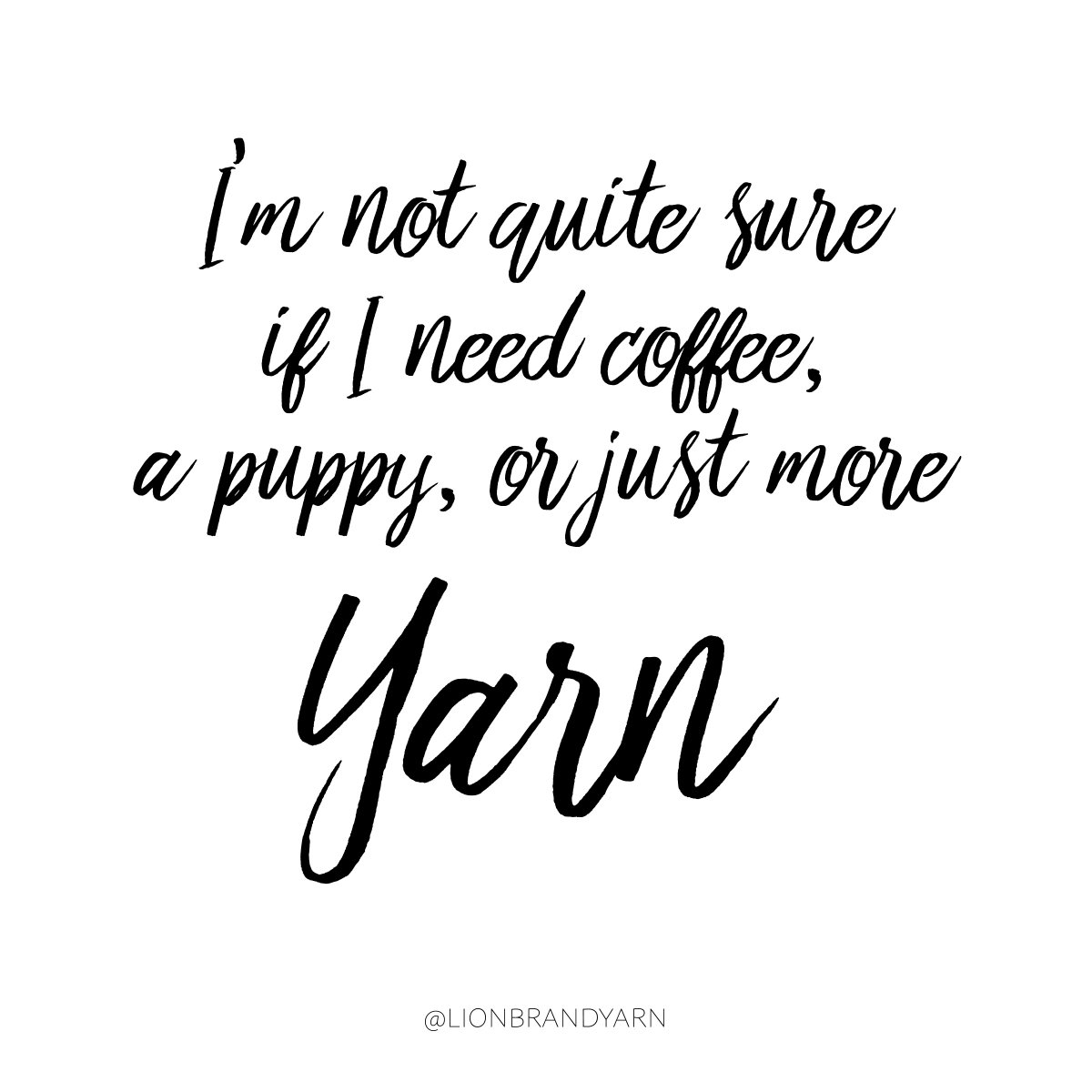 LionBrandYarn's tweet photo. I think it's #Yarn https://t.co/3bcalvcjU4