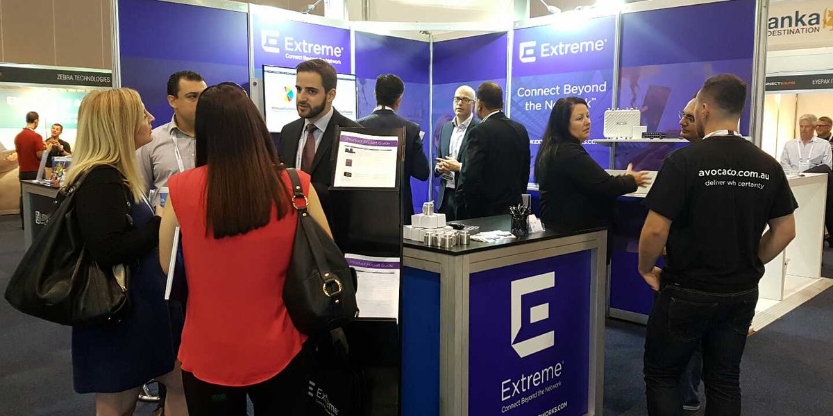 .<a href="/ExtremeNetworks/">Extreme Networks</a> Australia engaging with delegates at <a href="/Connect_AU/">CONNECT</a> Expo #ConnectAU! #extr