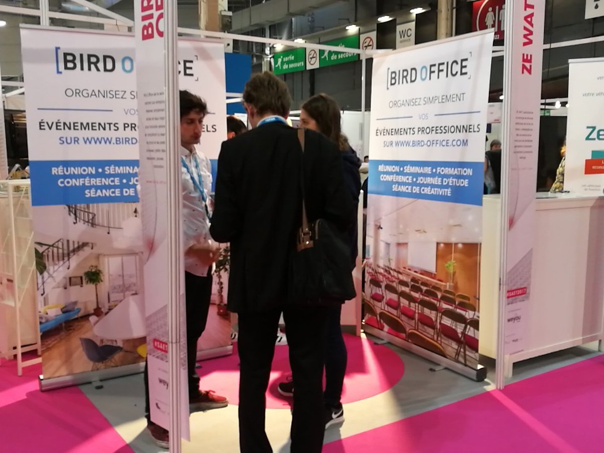 TravailAchats's tweet photo. Village Innovations: @Bird_Office est un service simplifiant la réservation d'espaces de travail 🏢 pour les entreprises !
N26O33 D #SAET2017 https://t.co/YmTtT9RdpI