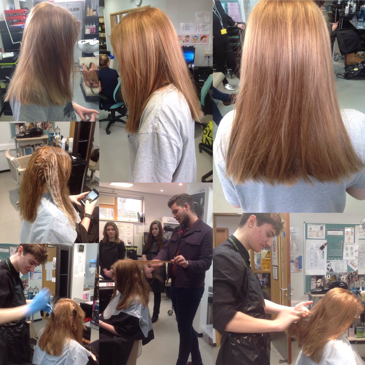 TomlinscoteHair's tweet photo. L‘Oréal Colouring Day!! Thank you to Jonnie, L‘Oréal's educator, for coming in and showing us some new techniques for colouring. https://t.co/ryN6iUtzZs