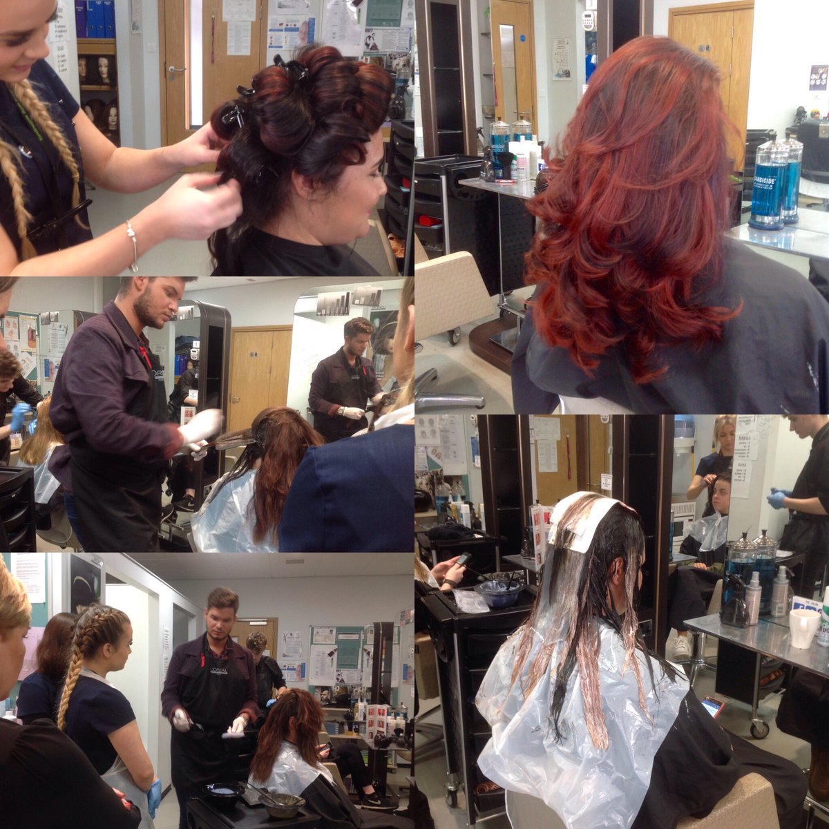 TomlinscoteHair's tweet photo. L‘Oréal Colouring Day!! Thank you to Jonnie, L‘Oréal's educator, for coming in and showing us some new techniques for colouring. https://t.co/ryN6iUtzZs