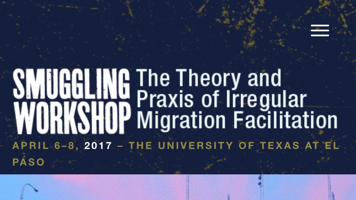 _gesanchez's tweet photo. Just one week away! #smugglingworkshop @migrpolcentre @MonashUni @utep @1clhb https://t.co/UBjefQQB4s