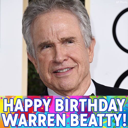 Happy Birthday Warren Beatty! The Hollywood icon turns 80 today! 