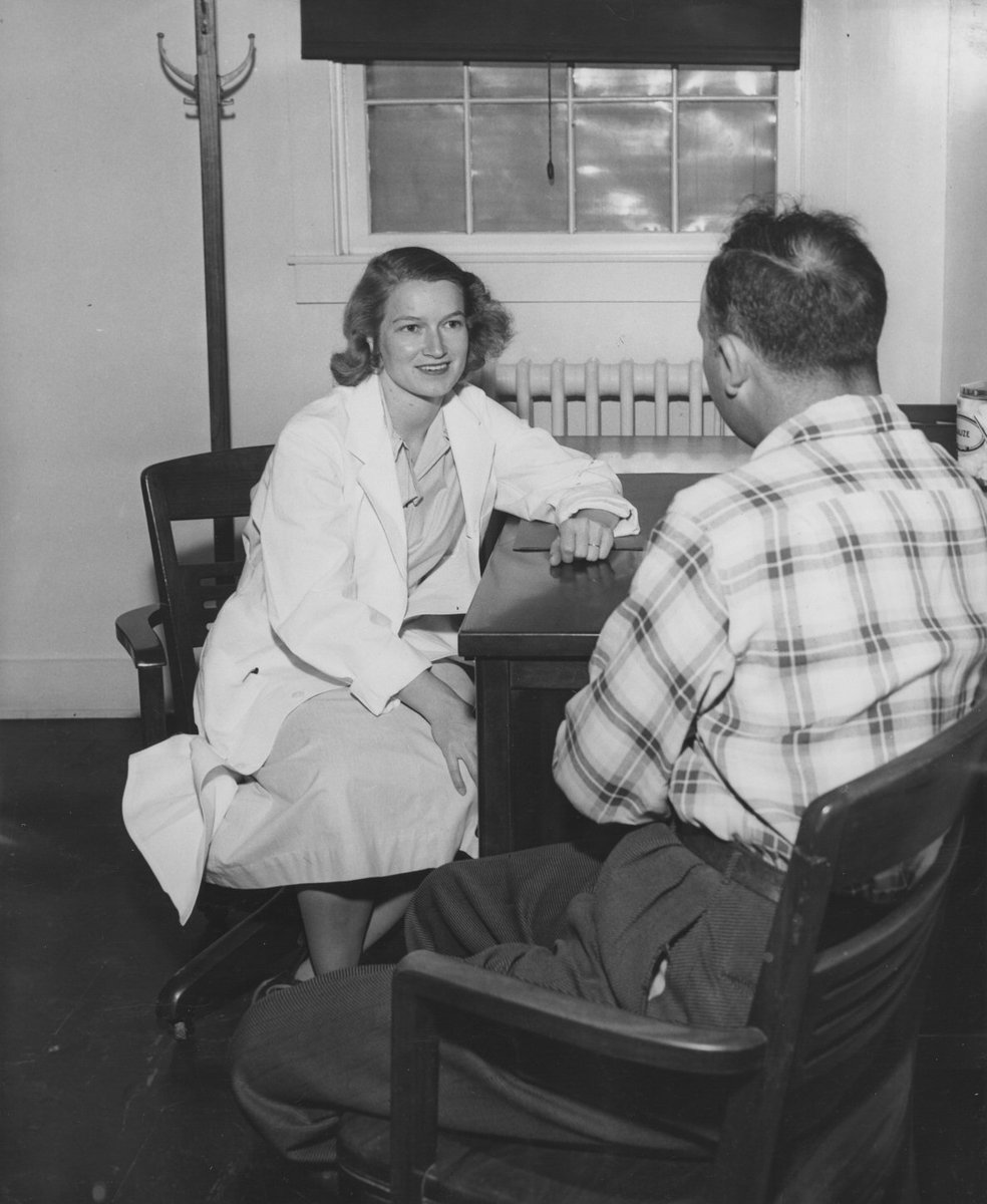 JoCoMuseum's tweet photo. It's Doctors' Day. Dr. Lunetta A. Pearce worked at Sunflower Ordnance Works in the Medical Department for over 40 years.  #TBT #doctorsday https://t.co/sQUf8KzVSv