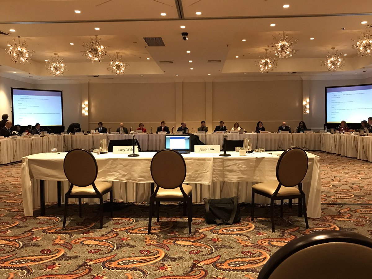 Ratcliff_K's tweet photo. Last meeting of #HITSC and #HITPC kicking off now. It's the end of an era! @ONC_HealthIT https://t.co/aruJeHDeXv