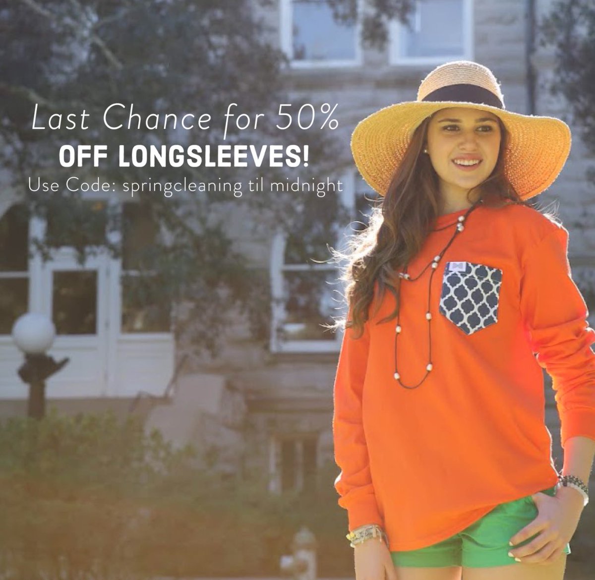 Last chance for half off long sleeves!!