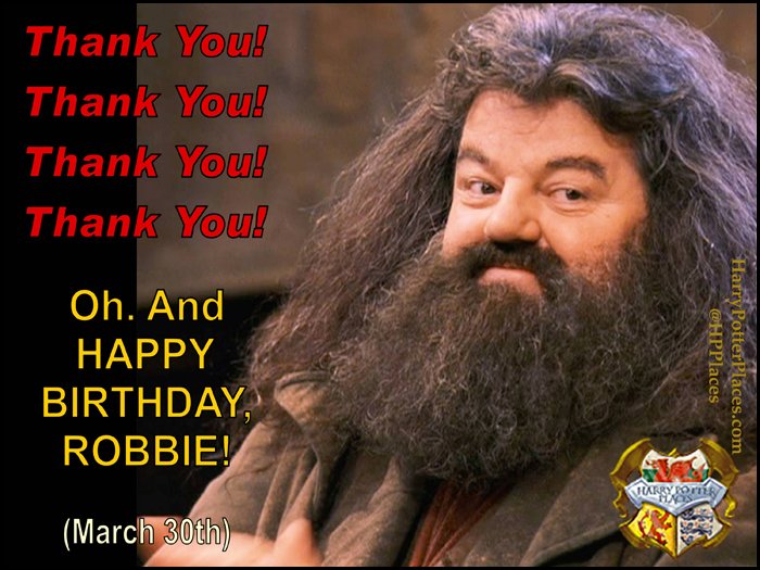 Happy Birthday to Robbie Coltrane! 