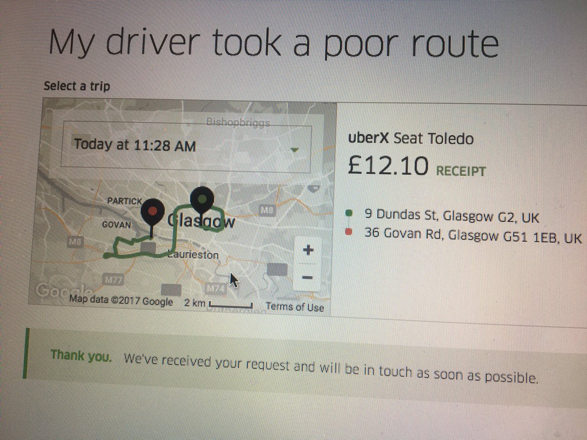ryanatha1991's tweet photo. What the hell 😤 #uber #refund #takingthepiss https://t.co/WJ3TKjHZLK