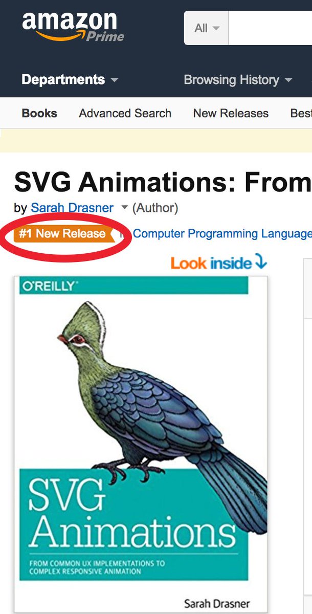 sarah_edo's tweet image. Holy smokes! My book is the #1 new release for programming books on Amazon! *happy dance*

shop.oreilly.com/product/063692…