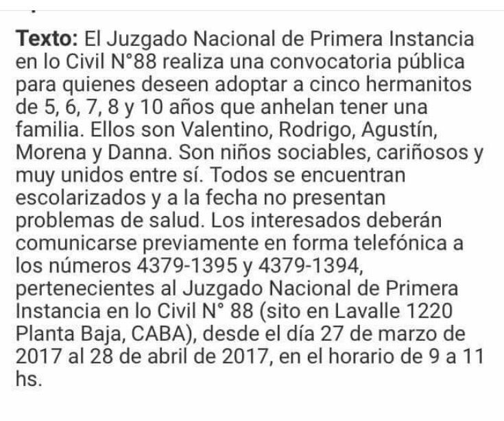 Acabo de llamar al juzgado y es tristemente cierto. DIFUNDIR MUCHO MUCHO MUCHO MUCHO