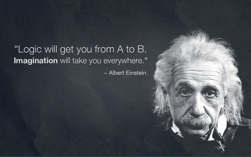 GalleryMGalt's tweet photo. Einstein said it best. #GalleryM #ImaginationNation https://t.co/1Jp9k6VWeO