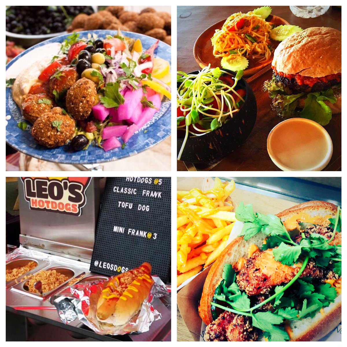 Big lineup @BermondseySq today &amp; the perfect sunny day to grab some #streetfood from <a href="/EarlsLDN/">Earl's</a> <a href="/urbanfalafel1/">Urban Falafel</a> @AmruthaUK &amp; <a href="/leosdogs/">Leo's Hotdogs</a>