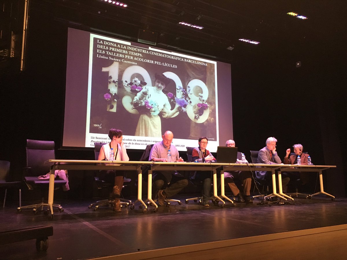 cacc_udg's tweet photo. Segona taula #womenearlycinema participen Lluïsa Suárez, Donald Crafton, Frank Kessler, Sabine Lenk i @L_nach @museucinema @univgirona https://t.co/LWtjg4GbZg