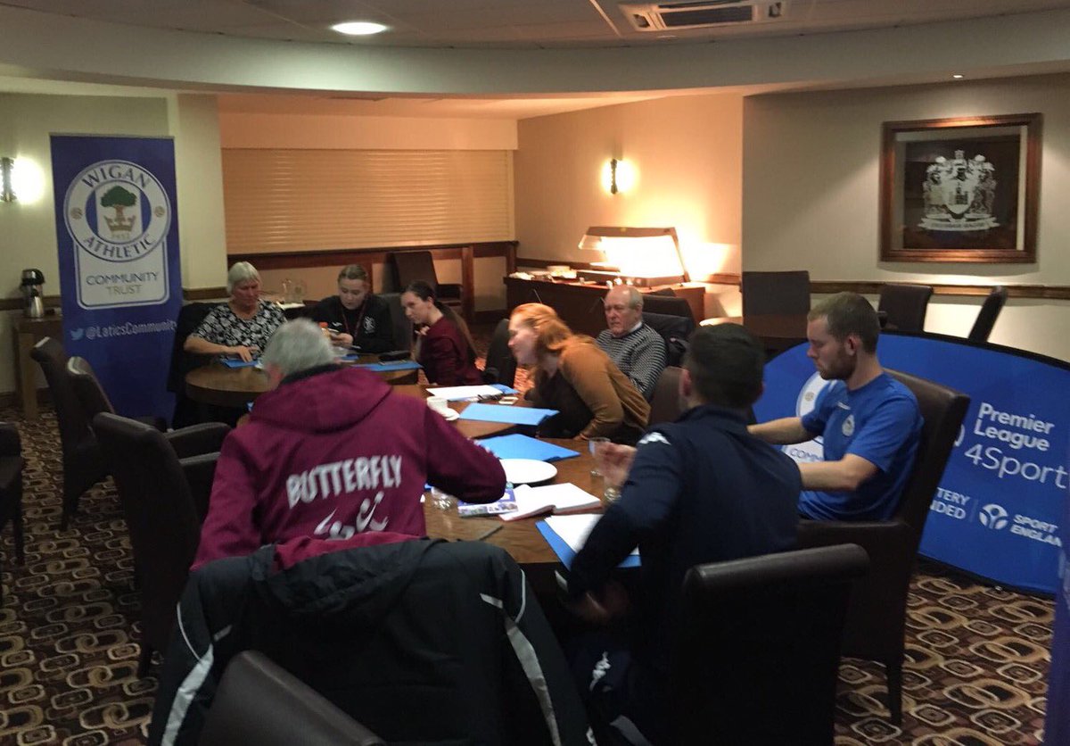 LaticsCommunity's tweet photo. FOCUS GROUP: Great ideas shared at #PL4Sport focus group last night as coaches were upskilled on @LaticsCommunity policies. @PLCommunities https://t.co/rs6lWXUjHg