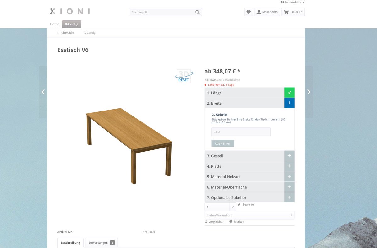awesomeb2bsoft's tweet photo. REAL 3D Indivdiual Configuration runs also on @shopware #customized #ecommorce #xconfig Perfect for almost every #b2c &amp; #b2b product https://t.co/BDCx8i9LDV