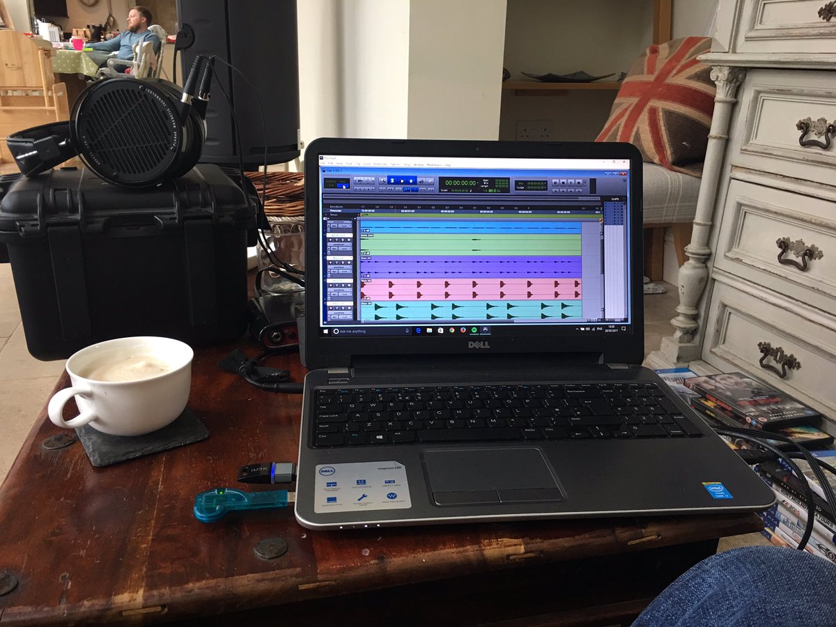 necrobia_dnb's tweet photo. On my wife's side family holiday
Wondering how long I can get away with this
#budgetstudio testing #protools on #Windows https://t.co/SLR7kZ9kyQ