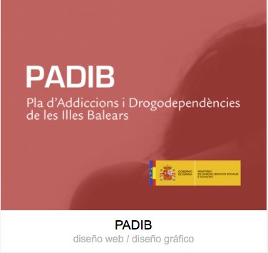 #PADIB también forma parte de mis clientes. #webdesign #diseñoweb #graphicdesign #diseñografico