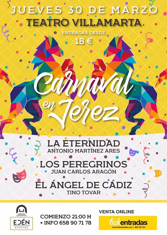 kamunray's tweet photo. ESTA NOCHE 21:00h Carnaval en el Teatro Villamarta de Jerez #EntradasAgotadas 🎭 https://t.co/IZIelV5wI0