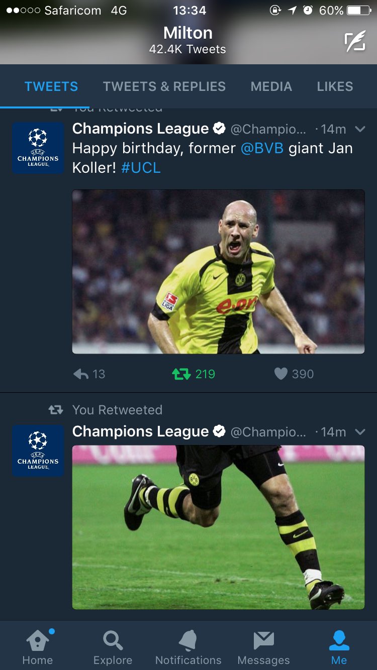 Jan Koller being trolled here    a happy birthday message in 2 messages 