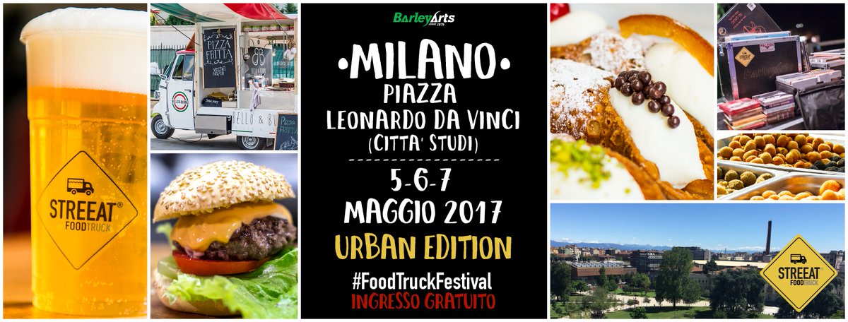 La tappa di STREEAT® prevista per questo weekend a Milano è stata rinviata al week-end del 5-6-7 Maggio sempre in Piazza Leonardo da Vinci