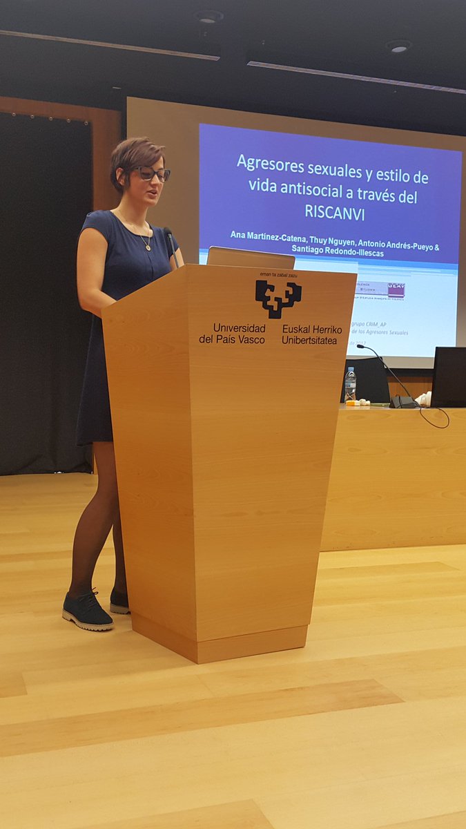 crim_ap's tweet photo. Ana Martínez-Catena sobre el estilo de vida antisocial en agresores sexuales https://t.co/CzvGNLG18Z