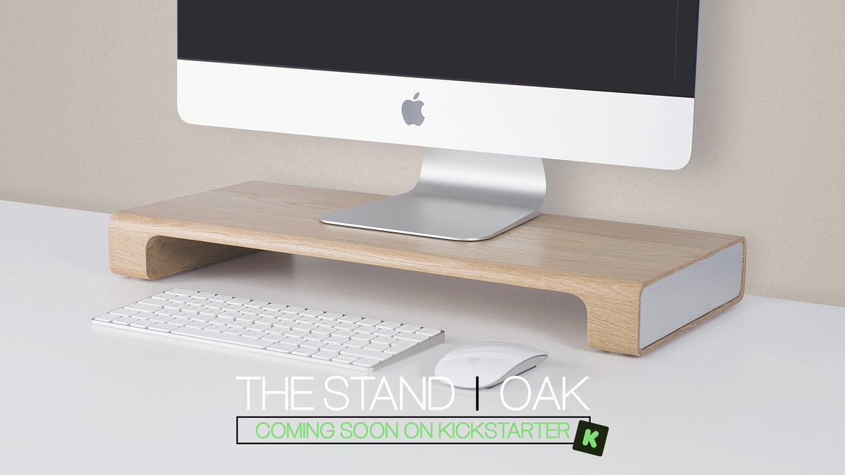 ArcreyDesign's tweet photo. THE STAND in a beautiful Oak wood finish!
Coming soon on Kickstarter
#design #computerstand #oak #wood #aluminum #kickstarter #imac #apple https://t.co/aJve1qpVR7