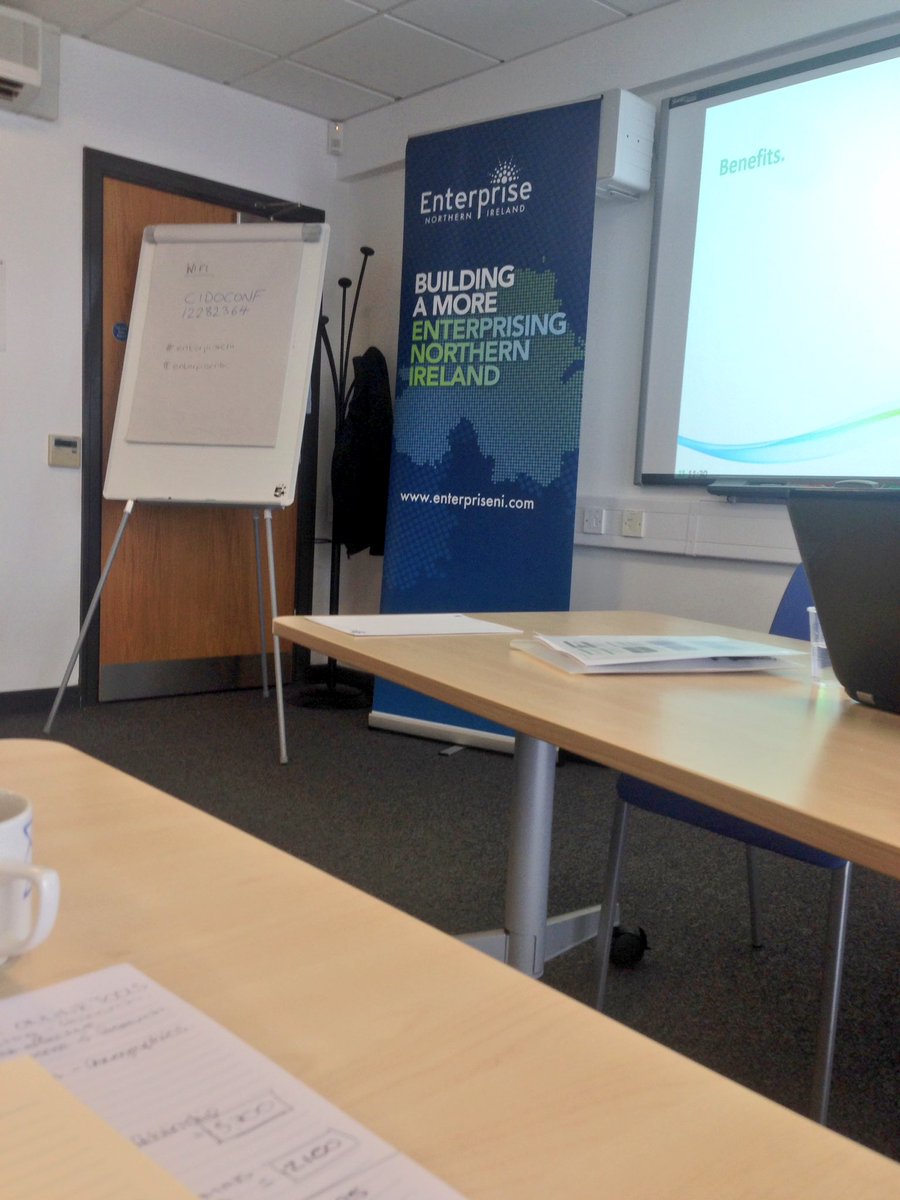 CIDO_Innovation's tweet photo. Always learning. Marketing & Business workshop for ourselves and LEA business advisors this morning #enterpriseNI #enterpriseABC https://t.co/mSVsde1XKu