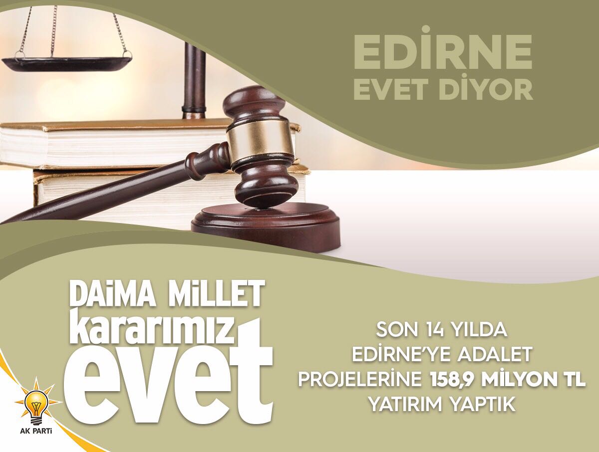 #EdirneEvetDiyor Birlik ve beraberlik için @gokcenenc07 @eskaynak @avmustafakose @atayuslu @rizasumer @MCAKIR_07 @htcbakircioglu