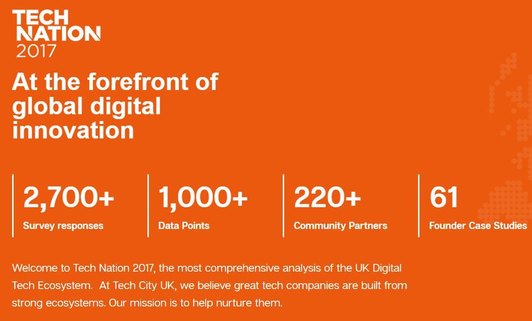 SEPInvestment's tweet photo. Interesting insight into UK’s #digital landscape in latest @TechCityUK #TechNation2017 report #tech #TechNation https://t.co/90nQ8X7iPJ https://t.co/TMy3GOvJKS
