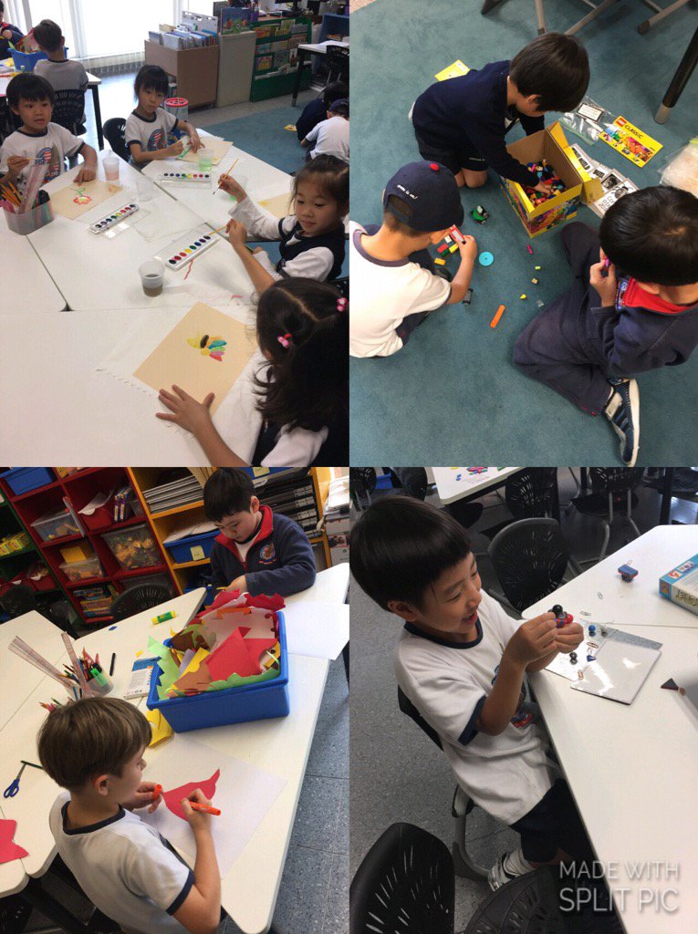 Ms_Warriner's tweet photo. G1 &amp; G1J enjoy Super Fun Centers on PSD day number 1! https://t.co/k6or1ifSX9