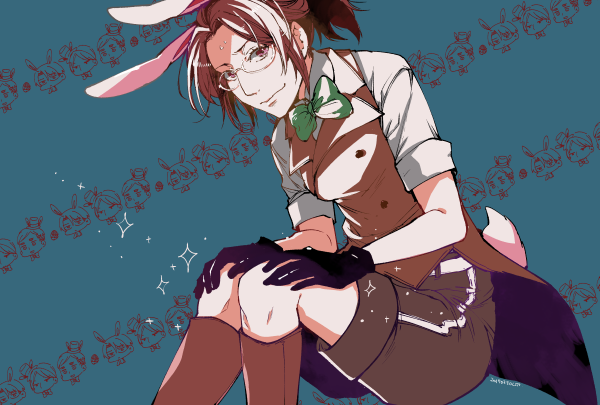 進撃のカフェ、デフォルメ絵だと違和感ないけど、幹部組はみんないい年だよな…しかも割といい地位の人…って思いつつ、サンキュー膝小僧！