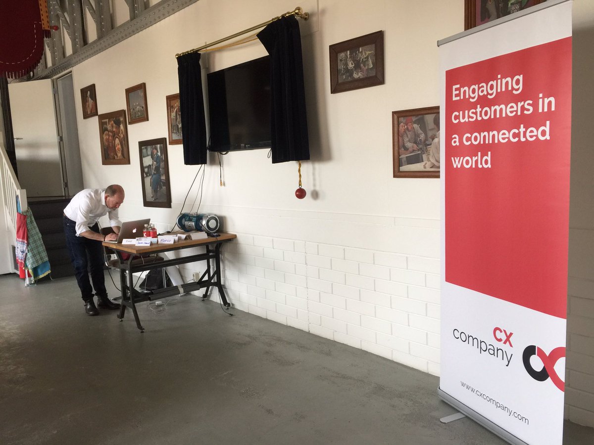 wimrampen's tweet photo. Last preparations by @roscamabbing for the #servicedesign masterclass of the @CX_company #CXAcademy for our clients. Guess where we are? https://t.co/ClMAbVsCIK